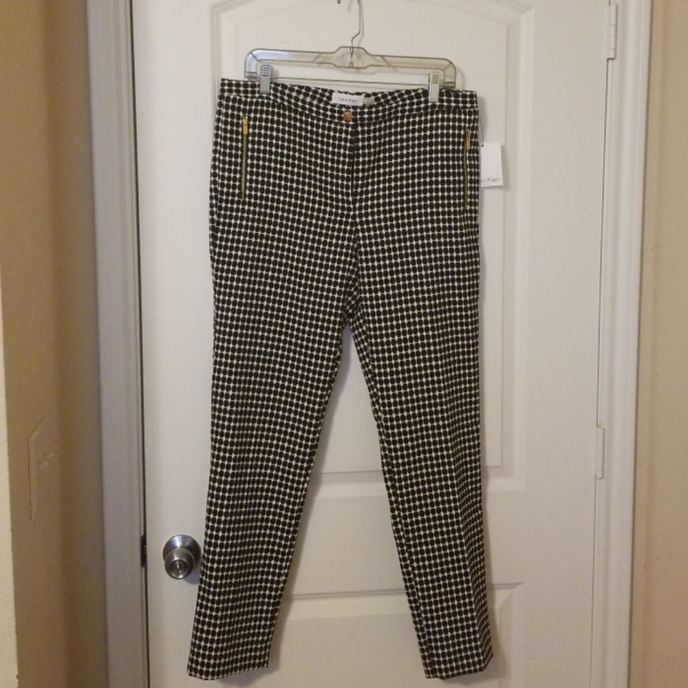 Calvin Klein Gingham Pants Trousers